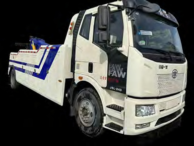 FAW 4x2 towing conjoined wrecker truck