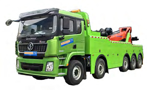 SHACMAN 10x4 towing conjoined wrecker truck