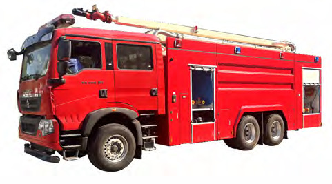 SINOTRUK 16000L 6x4 High-lift Jet Fire Truck