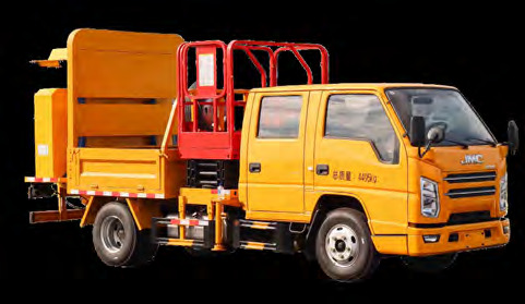 JMC high work platform anti-collision buffer truck