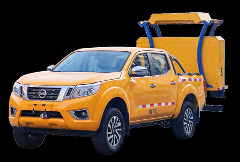 Nissan small collision buffer truck