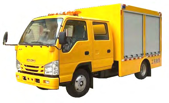Isuzu 1000 cubic drainage truck