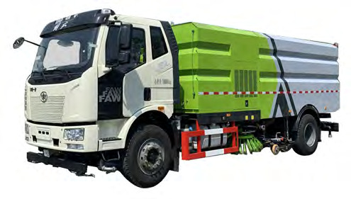 FAW 18 ton High Pressure water sweeper truck
