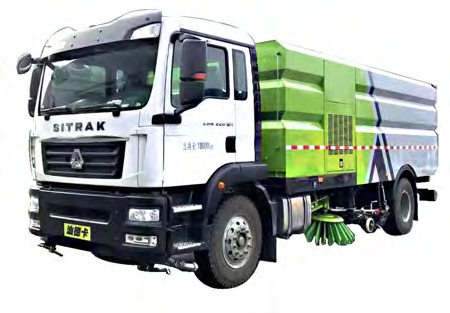 SITRAK 18 ton High Pressure water sweeper truck