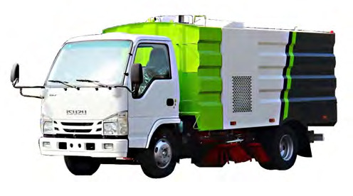 ISUZU 100p road sweeper truck