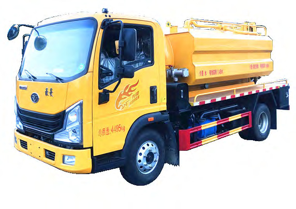 SINOTRUK 6 CBM cleaning vacuum sewage truck