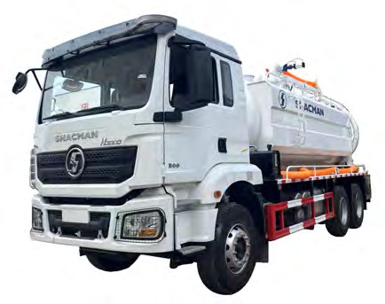 SHACMAN 22 square cleaning sewage suction trucks