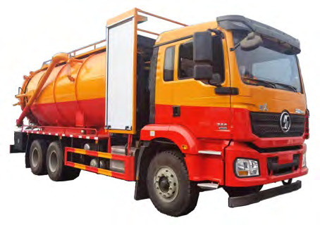 SHACMAN M3000 22 square cleaning sewage suction trucks