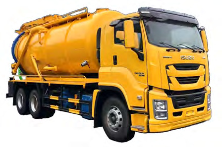 Isuzu 22 square cleaning sewage suction truck