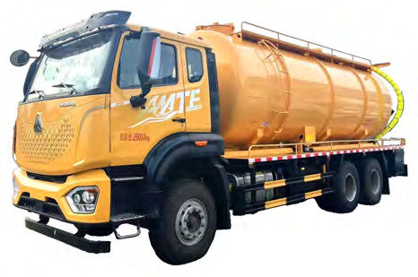 Sinotruk 22 square cleaning sewage suction truck
