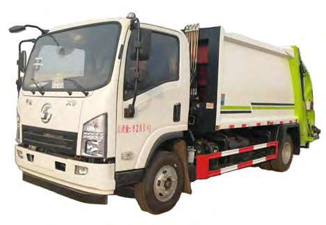 SHACMAN 7 CBM garbage compactor truck