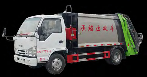ISUZU 3 ton garbage compactor truck