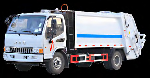 JAC 6 CBM garbage truck compactor