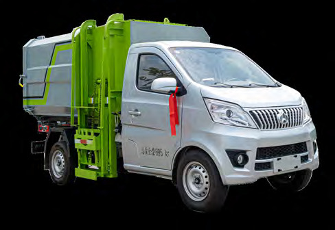 3 CBM side loader garbage truck