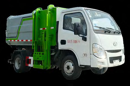 4 CBM side loader garbage truck