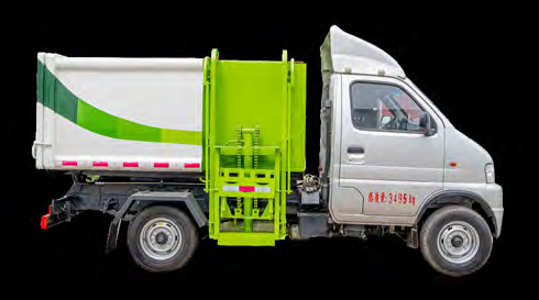 2 ton side loader garbage truck