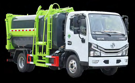 7 CBM side loader garbage truck