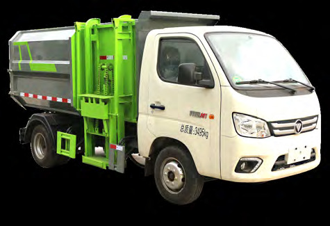 3 CBM side loader garbage truck