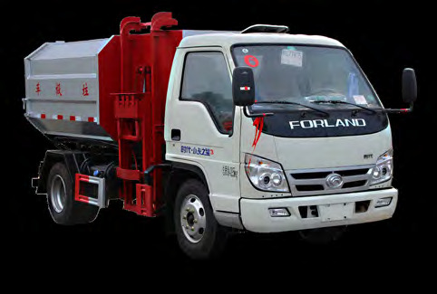 5 CBM side loader garbage truck
