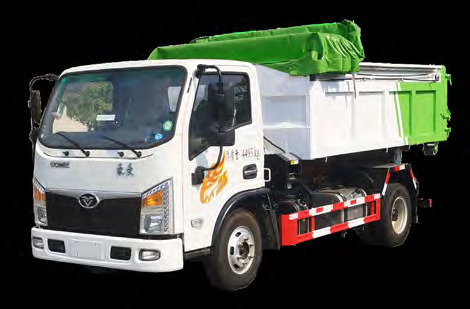 Sinotruk 10 ton hook arm garbage truck