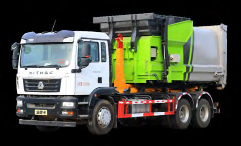 Sinotruk sitrak 20 ton hook arm garbage truck
