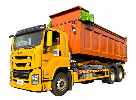 ISUZU 20 ton hook arm garbage truck