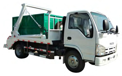ISUZU 5 tons swing arm garbage truck