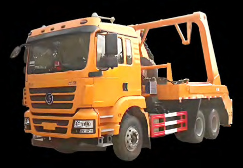 SHACMAN 12 tons swing arm garbage truck