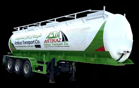 45000 liters semi-trailer oil fuel transportation tank truck