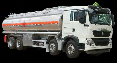 HOWO 28000 liters fuel transport tank truck