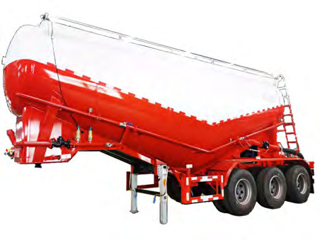 Semi-trailer 35 CBM low density powder material transport truck