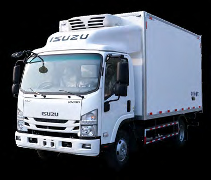 ISUZU KV100 4x2 refrigerator truck