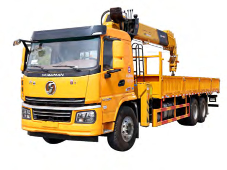 SHACMAN 10 ton boom truck mounted crane