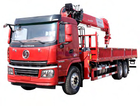 SHACMAN 12 ton boom truck mounted crane