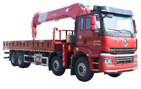 SHACMAN 14 ton boom truck mounted crane