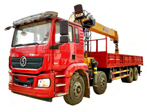 SHACMAN 16 ton boom truck mounted crane