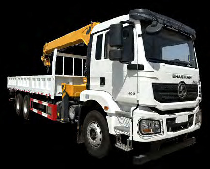 Shacman rear double bridge 12 ton truck-mounted crane