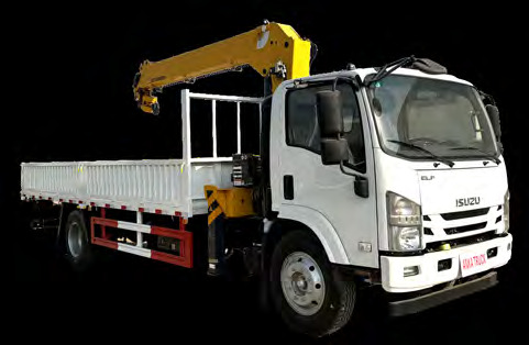 Isuzu 700P 5 ton truck mounted crane