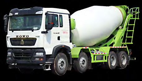 HOWO TX 8x4 industrial concrete mixer truck