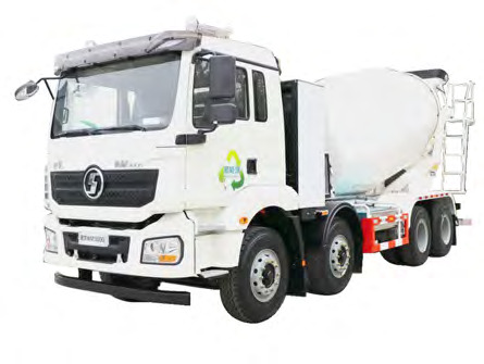 SHACMAN 8x4 electric concrete mixer truck