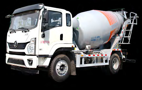 SHACMAN 4x2 truck mounted mixer truck
