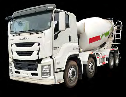 ISUZU 16CBM industrial concrete mixer truck