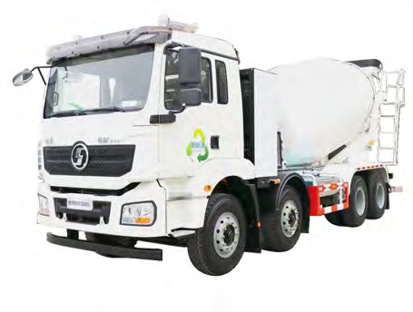 SHACMAN Delong 8x4 electric mixer truck