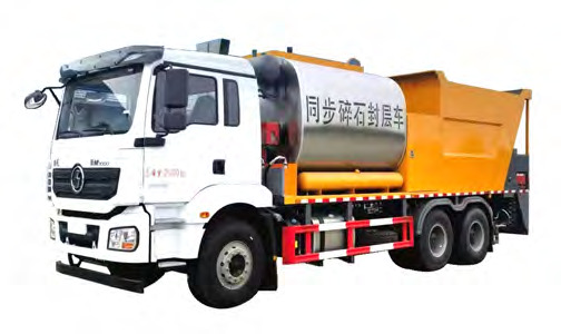 SHACMAN Delong 6x4 Synchronous Chip Seal Truck
